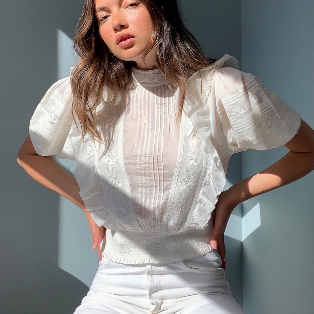 Sunday Best Tea Blouse XS